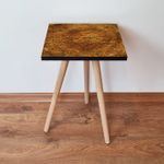 Casa si Gradina - Mobilier - Mese si birouri - Mese living - Masa laterala, Hanah Home, mdf, maro, 35x35x42 cm, 481LNA1995 - Infinity.ro