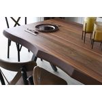 Casa si Gradina - Mobilier - Mese si birouri - Mese bucatarie si dining - Masa dining, Hanah Home, mdf, nuc, 180x80x75 cm - Infinity.ro