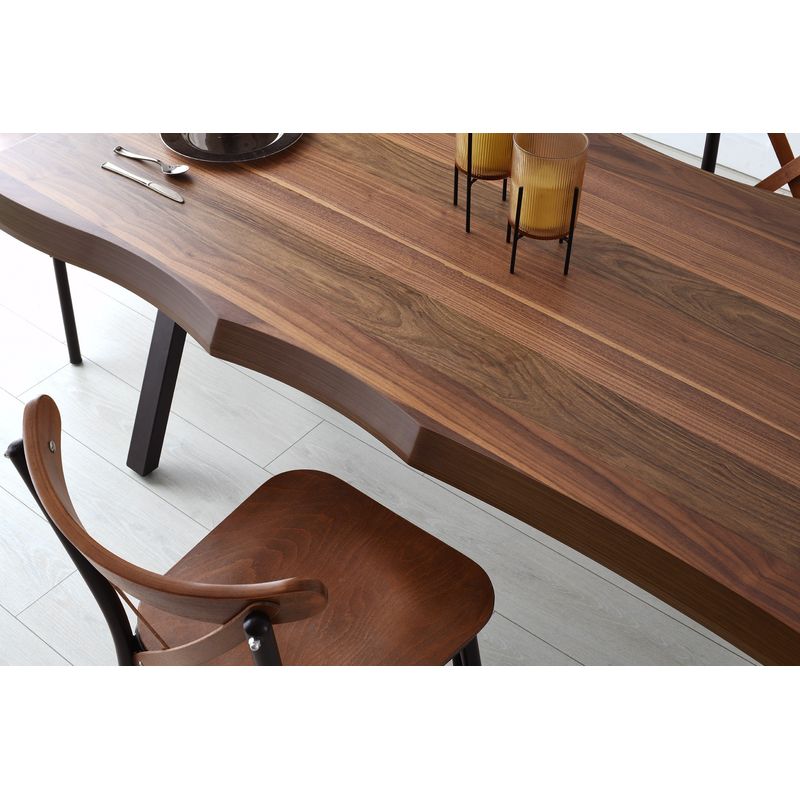 Casa si Gradina - Mobilier - Mese si birouri - Mese bucatarie si dining - Masa dining, Hanah Home, mdf, nuc, 180x80x75 cm - Infinity.ro