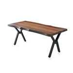 Casa si Gradina - Mobilier - Mese si birouri - Mese bucatarie si dining - Masa dining, Hanah Home, mdf, nuc, 180x80x75 cm - Infinity.ro