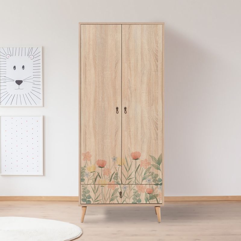 Casa si Gradina - Mobilier - Dulapuri si sifoniere - Sifoniere - Sifonier, Hanah Home, pal melaminat, multicolor, 80x45x190 cm, 863SPH4247 - Infinity.ro