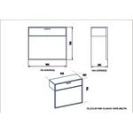 Casa si Gradina - Mobilier - Comode si corpuri - Masute de toaleta - Masuta de toaleta, Hanah Home, pal melaminat, auriu si negru, 90x38.5x76.8 cm - Infinity.ro