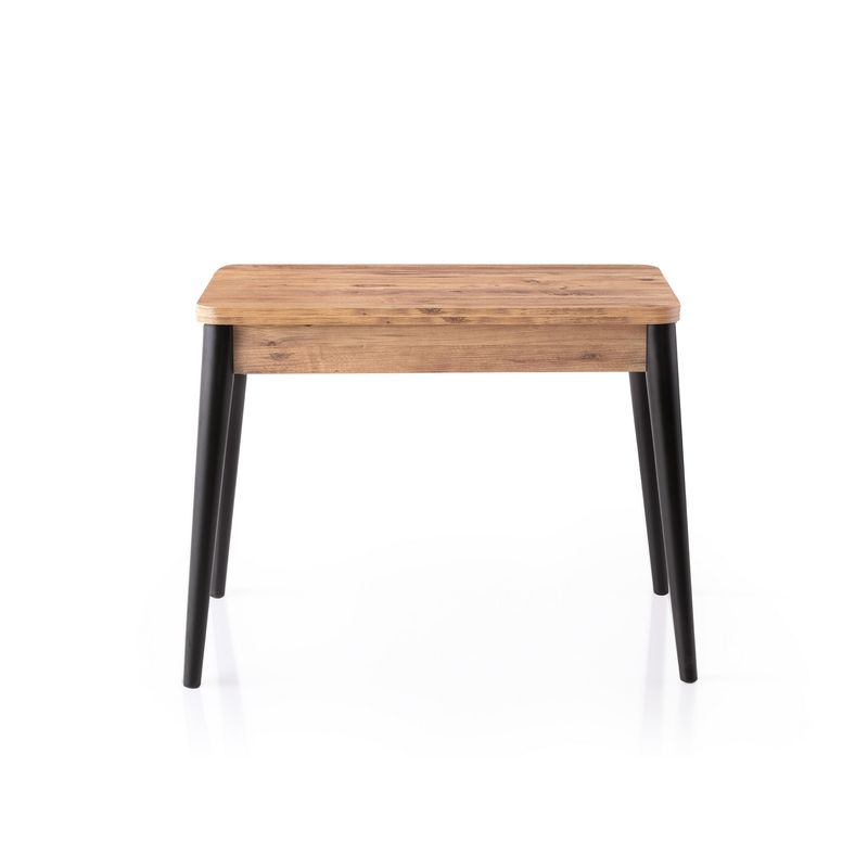 Casa si Gradina - Mobilier - Mese si birouri - Mese bucatarie si dining - Masa extensibila, Hanah Home, PAL melaminat, pin atlantic, 100x60x75 cm - Infinity.ro