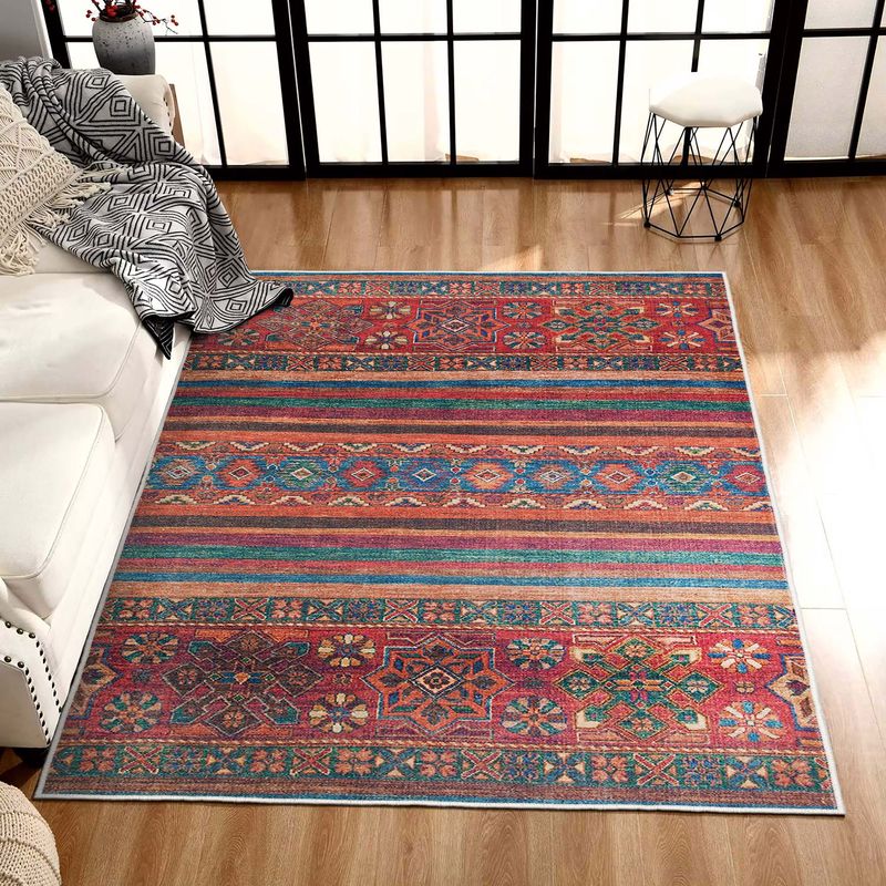 Casa si Gradina - Textile si covoare - Covoare - Covoare casa - Covor de hol, Conceptum Hypnose, multicolor, 100x200 cm, 100% poliester, antiderapant, 213HFT1686 - Infinity.ro