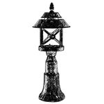 Casa si Gradina - Corpuri si surse de iluminat - Iluminat exterior - Felinare - Aplica de exterior, Opviq, abs, maro, 58x26 cm - Infinity.ro