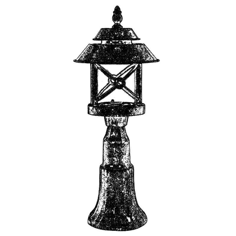 Casa si Gradina - Corpuri si surse de iluminat - Iluminat exterior - Felinare - Aplica de exterior, Opviq, abs, maro, 58x26 cm - Infinity.ro