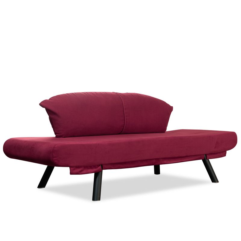 Casa si Gradina - Mobilier - Canapele si coltare - Canapele - Canapea extensibila, Hanah Home, metal, maro, 177x87x75 cm - Infinity.ro