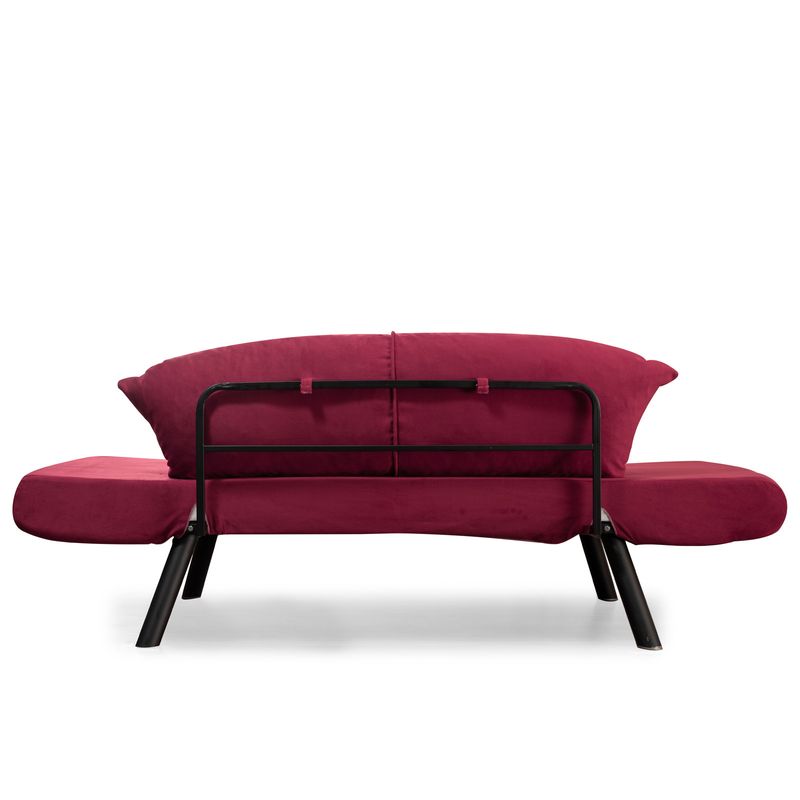 Casa si Gradina - Mobilier - Canapele si coltare - Canapele - Canapea extensibila, Hanah Home, metal, maro, 177x87x75 cm - Infinity.ro