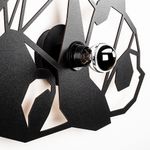 Casa si Gradina - Corpuri si surse de iluminat - Plafoniere, aplice si spoturi - Aplica de perete, Opviq, mdf si metal, negru, 52x12x32 cm - Infinity.ro