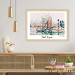 Casa si Gradina - Decoratiuni - Tablouri - Tablou decorativ inramat, Wallxpert, lemn, multicolor, 55x75 cm, 245FMS1239 - Infinity.ro