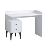 Casa si Gradina - Mobilier - Mese si birouri - Birouri - Birou de studiu, Hanah Home, pal melaminat, alb, 100x45x80 cm - Infinity.ro