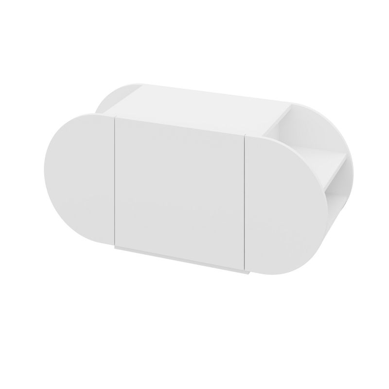 Casa si Gradina - Mobilier - Dulapuri si sifoniere - Dulapuri pantofi - Dulap pantofi, Hanah Home, pal melaminat, alb, 110x40,4x50 cm - Infinity.ro