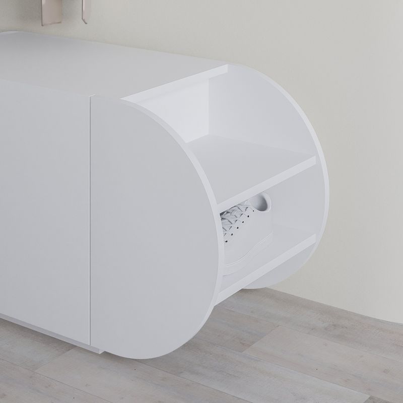 Casa si Gradina - Mobilier - Dulapuri si sifoniere - Dulapuri pantofi - Dulap pantofi, Hanah Home, pal melaminat, alb, 110x40,4x50 cm - Infinity.ro