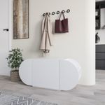 Casa si Gradina - Mobilier - Dulapuri si sifoniere - Dulapuri pantofi - Dulap pantofi, Hanah Home, pal melaminat, alb, 110x40,4x50 cm - Infinity.ro
