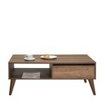 Casa si Gradina - Mobilier - Mese si birouri - Masute de cafea - Masuta de cafea, Hanah Home, pal melaminat, oslo si nuc, 110x65x42 cm, 479ADR1801 - Infinity.ro