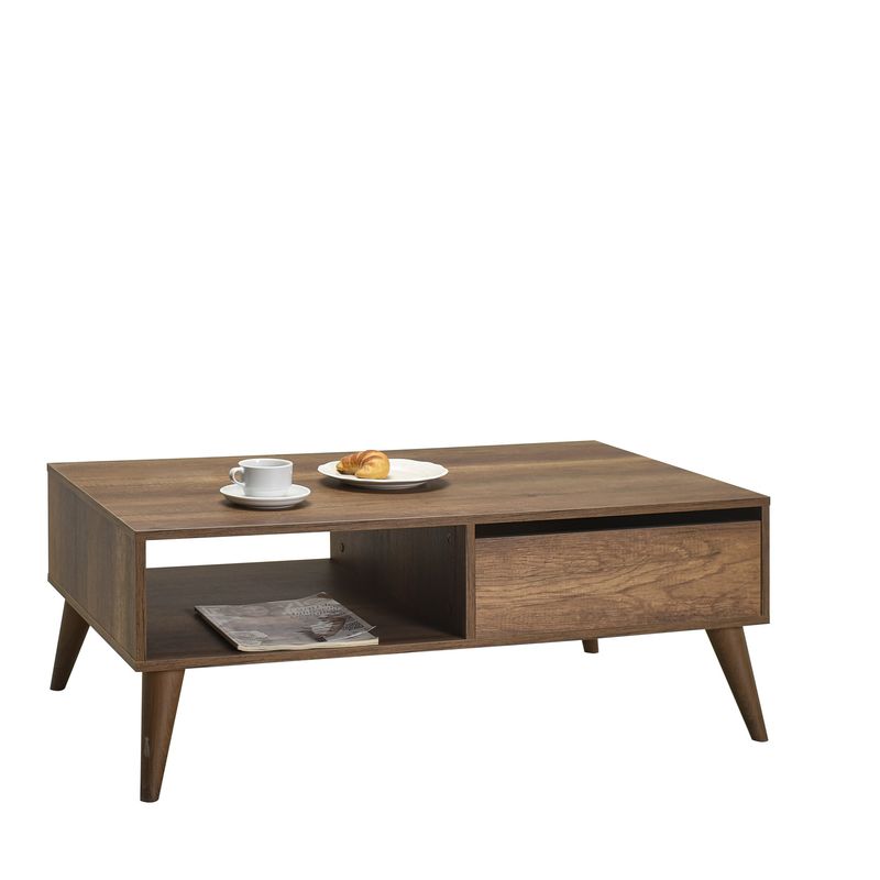 Casa si Gradina - Mobilier - Mese si birouri - Masute de cafea - Masuta de cafea, Hanah Home, pal melaminat, oslo si nuc, 110x65x42 cm, 479ADR1801 - Infinity.ro