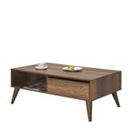 Casa si Gradina - Mobilier - Mese si birouri - Masute de cafea - Masuta de cafea, Hanah Home, pal melaminat, oslo si nuc, 110x65x42 cm, 479ADR1801 - Infinity.ro