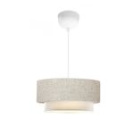 Casa si Gradina - Corpuri si surse de iluminat - Lustre si pendule - Candelabru, Opviq, textil, crem, 70 cm - Infinity.ro