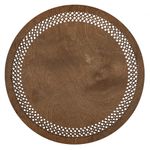 Casa si Gradina - Bucatarie si vesela - Organizare si depozitare bucatarie - Suporturi tacamuri si vase - Set covorase de masa, Hermia, lemn, nuc, 36x36 cm, 4 bucati, 790PYN1138 - Infinity.ro