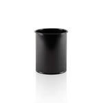 Casa si Gradina - Bucatarie si vesela - Organizare si depozitare bucatarie - Suporturi tacamuri si vase - Suport tacamuri, Hermia, metal galvanizat, negru, 10x10x13 cm - Infinity.ro