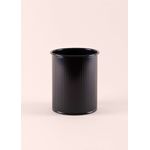 Casa si Gradina - Bucatarie si vesela - Organizare si depozitare bucatarie - Suporturi tacamuri si vase - Suport tacamuri, Hermia, metal galvanizat, negru, 10x10x13 cm - Infinity.ro