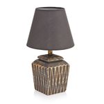 Casa si Gradina - Corpuri si surse de iluminat - Veioze si lampi - Veioze - Veioza, Opviq, metal, antracit si auriu, 13x22x39 cm - Infinity.ro