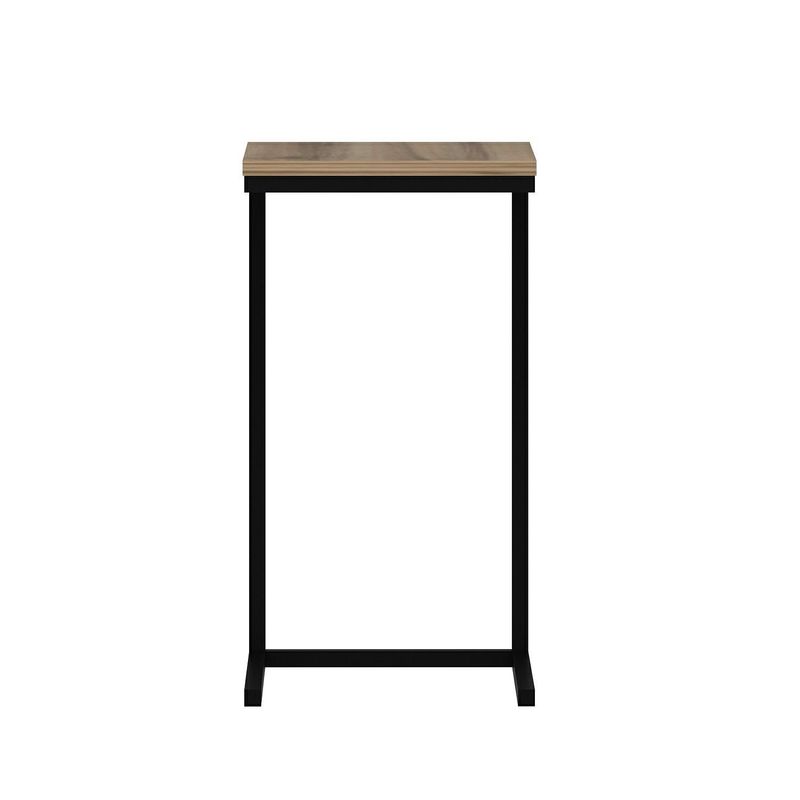 Casa si Gradina - Mobilier - Mese si birouri - Mese living - Masa laterala, Hanah Home, panou de particule cu melamina, nuc, 35x40x65 cm - Infinity.ro