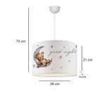 Casa si Gradina - Corpuri si surse de iluminat - Lustre si pendule - Candelabru, Opviq, material textil, multicolor, 30x22x70 cm, 780SGN4671 - Infinity.ro