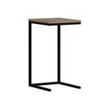 Casa si Gradina - Mobilier - Mese si birouri - Mese living - Masa laterala, Hanah Home, panou de particule cu melamina, nuc, 35x40x65 cm - Infinity.ro