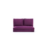 Casa si Gradina - Mobilier - Canapele si coltare - Canapele - Canapea extensibila, Atelier Del Sofa, metal, mov, 185x120 cm - Infinity.ro