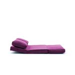 Casa si Gradina - Mobilier - Canapele si coltare - Canapele - Canapea extensibila, Atelier Del Sofa, metal, mov, 185x120 cm - Infinity.ro