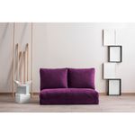 Casa si Gradina - Mobilier - Canapele si coltare - Canapele - Canapea extensibila, Atelier Del Sofa, metal, mov, 185x120 cm - Infinity.ro