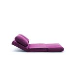 Casa si Gradina - Mobilier - Canapele si coltare - Canapele - Canapea extensibila, Atelier Del Sofa, metal, mov, 185x120 cm - Infinity.ro