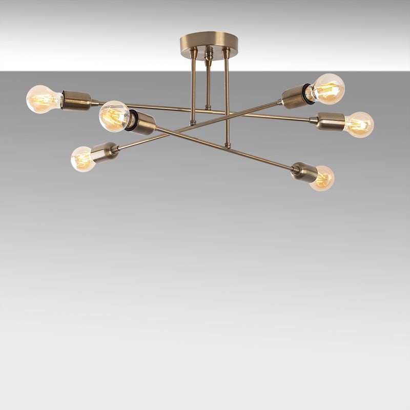Casa si Gradina - Corpuri si surse de iluminat - Lustre si pendule - Candelabru, Opviq, metal, vintage, 66x66x27 cm - Infinity.ro