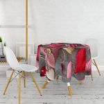 Casa si Gradina - Textile si covoare - Textile bucatarie - Fete de masa - Fata de masa, Hermia, multicolor, diametru 160 cm, 100% poliester, imprimare 3d, 994PRL1120 - Infinity.ro