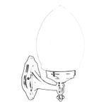 Casa si Gradina - Corpuri si surse de iluminat - Iluminat exterior - Felinare - Aplica de exterior, Opviq, abs, negru, 25x20 cm, 685AVN1338 - Infinity.ro