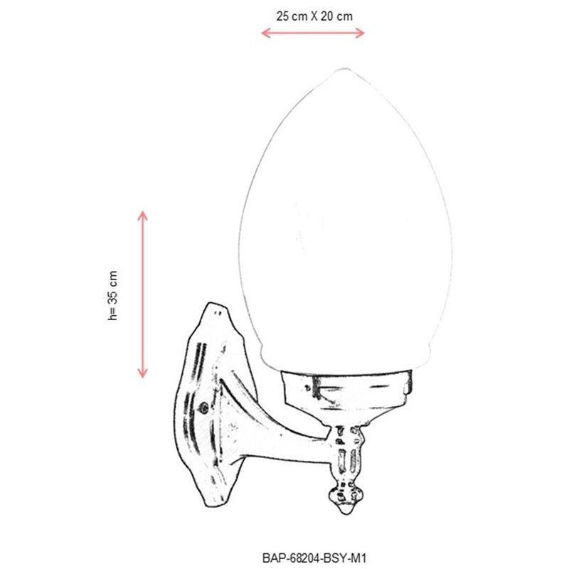 Casa si Gradina - Corpuri si surse de iluminat - Iluminat exterior - Felinare - Aplica de exterior, Opviq, abs, negru, 25x20 cm, 685AVN1338 - Infinity.ro