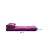 Casa si Gradina - Mobilier - Canapele si coltare - Canapele - Canapea extensibila, Atelier Del Sofa, metal, mov, 185x120 cm - Infinity.ro