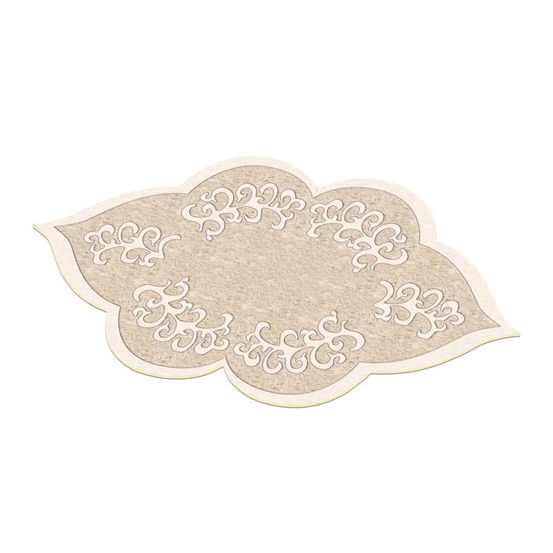 Casa si Gradina - Textile si covoare - Covoare - Covorase intrare - Covoras de intrare, Conceptum Hypnose, bej auriu crem, 80x150 cm, 100% poliester, antiderapant, lavabil - Infinity.ro
