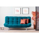 Casa si Gradina - Mobilier - Canapele si coltare - Canapele - Canapea extensibila, Hanah Home, metal, verde petrol, 200x95x105 cm - Infinity.ro