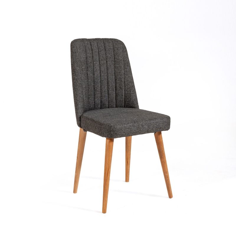 Casa si Gradina - Mobilier - Scaune si fotolii - Scaune - Scaun, Hanah Home, pal melaminat, pin atlantic si antracit, 47x46x89 cm - Infinity.ro