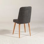 Casa si Gradina - Mobilier - Scaune si fotolii - Scaune - Scaun, Hanah Home, pal melaminat, pin atlantic si antracit, 47x46x89 cm - Infinity.ro