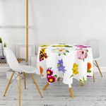 Casa si Gradina - Textile si covoare - Textile bucatarie - Fete de masa - Fata de masa, Hermia, multicolor, diametru 160 cm, 100% poliester, imprimare 3d, 994PRL1122 - Infinity.ro