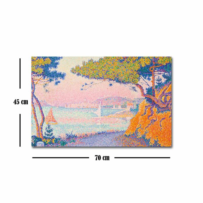 Casa si Gradina - Decoratiuni - Tablouri - Tablou decorativ pe panza, Wallxpert, piele de caprioara, multicolor, 45x70 cm, rama lemn, 249CVT1455 - Infinity.ro