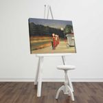 Casa si Gradina - Decoratiuni - Tablouri - Tablou canvas decorativ, Wallxpert, 100% panza de piele de caprioara, multicolor, 45x70 cm, rama lemn 3 cm - Infinity.ro