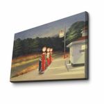 Casa si Gradina - Decoratiuni - Tablouri - Tablou canvas decorativ, Wallxpert, 100% panza de piele de caprioara, multicolor, 45x70 cm, rama lemn 3 cm - Infinity.ro