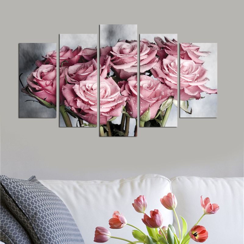 Casa si Gradina - Decoratiuni - Tablouri - Tablou decorativ 5 piese, Wallxpert, mdf, multicolor, 110x60 cm, 223CHR1941 - Infinity.ro