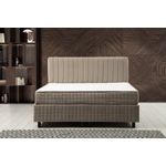 Casa si Gradina - Mobilier - Seturi de mobilier - Seturi dormitor - Set dormitor, Hanah Home, panou aglomerat melaminat, maro, 150x200 cm - Infinity.ro