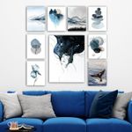 Casa si Gradina - Decoratiuni - Tablouri - Set tablouri decorative, Wallxpert, mdf, multicolor, 8x 20x15 cm, 1x 30x40 cm, 364LUL1449 - Infinity.ro