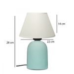 Casa si Gradina - Corpuri si surse de iluminat - Veioze si lampi - Veioze - Veioza, Opviq, ceramica, crem, 28 cm - Infinity.ro